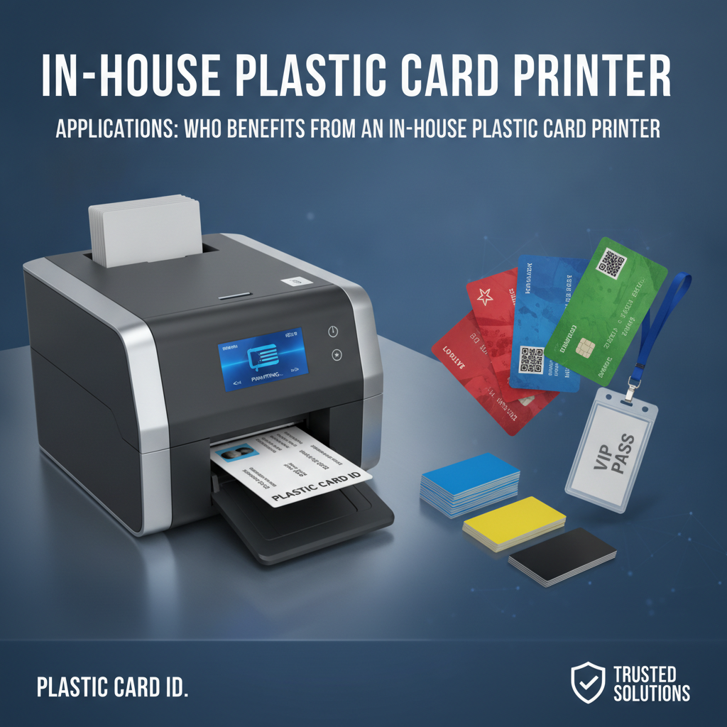 Applications: Who Benefits from an In-House Plastic Card Printer