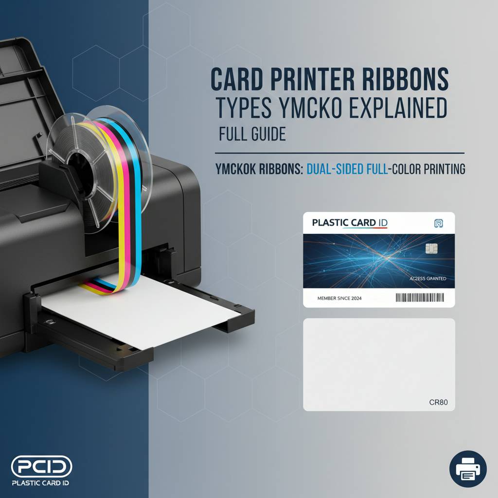 YMCKOK Ribbons: Dual-Sided Full-Color Printing